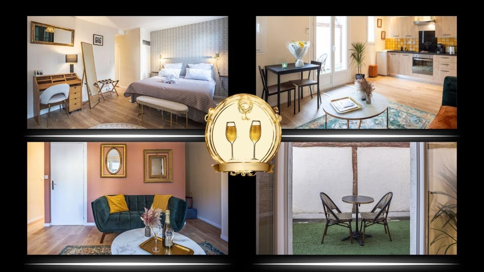 Patio, Kitchen or kitchenette, Living room, Bedroom