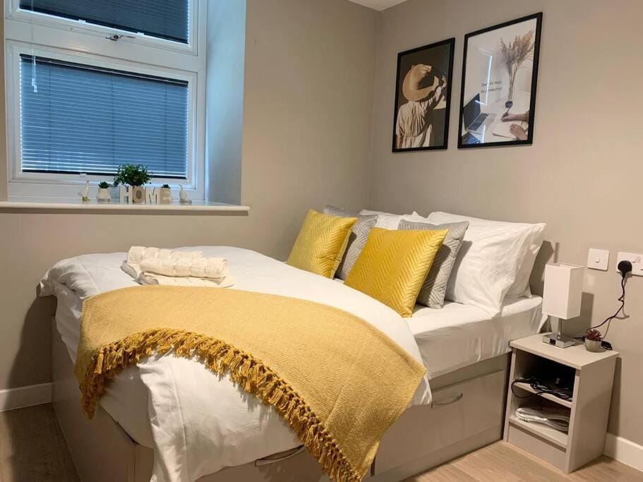 HNFC Stays - Prime Central Newcastle Studio w/ Gym+Free parking Apartment in Gateshead