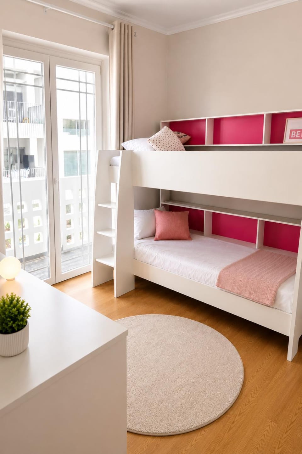 Bedroom, bunk bed