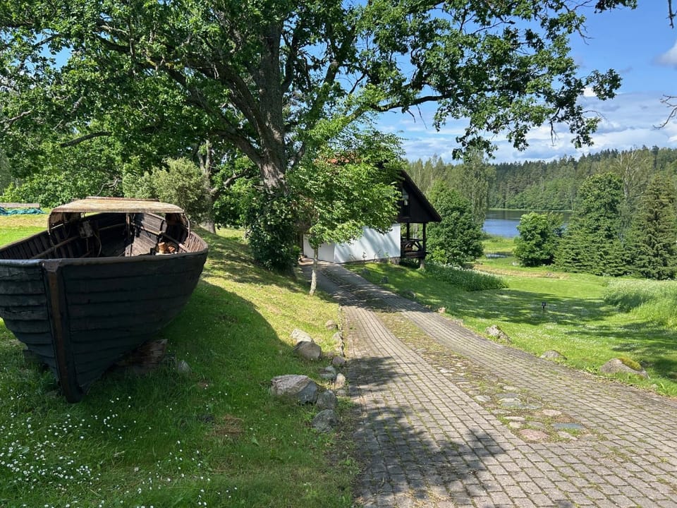 Lake House Denderi House in Latvia