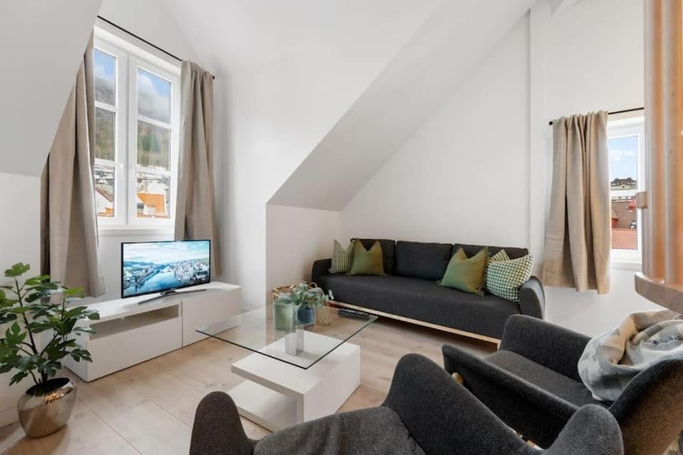 New! Well Eqipped Three Bedroom Penthouse! Apartment in Bergen