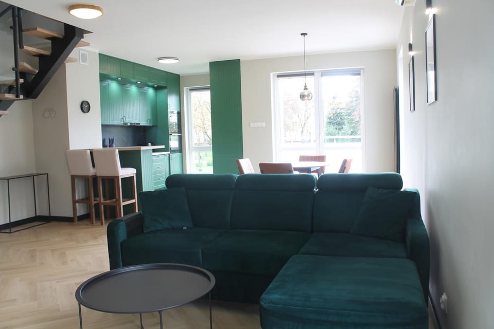 Kitchen or kitchenette, Living room, Seating area