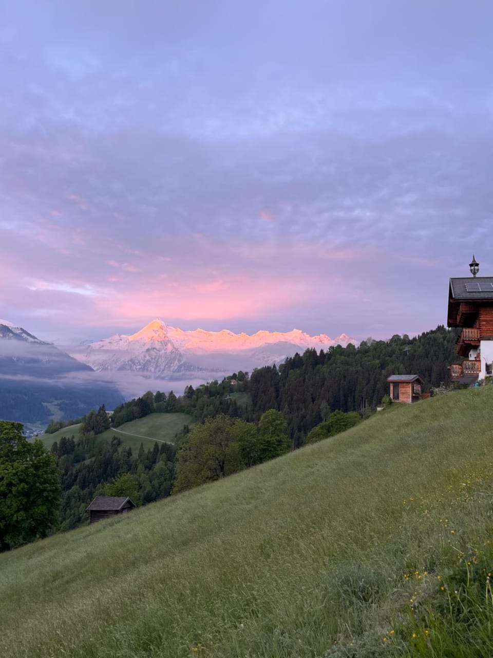 Natural landscape, Mountain view, Sunrise