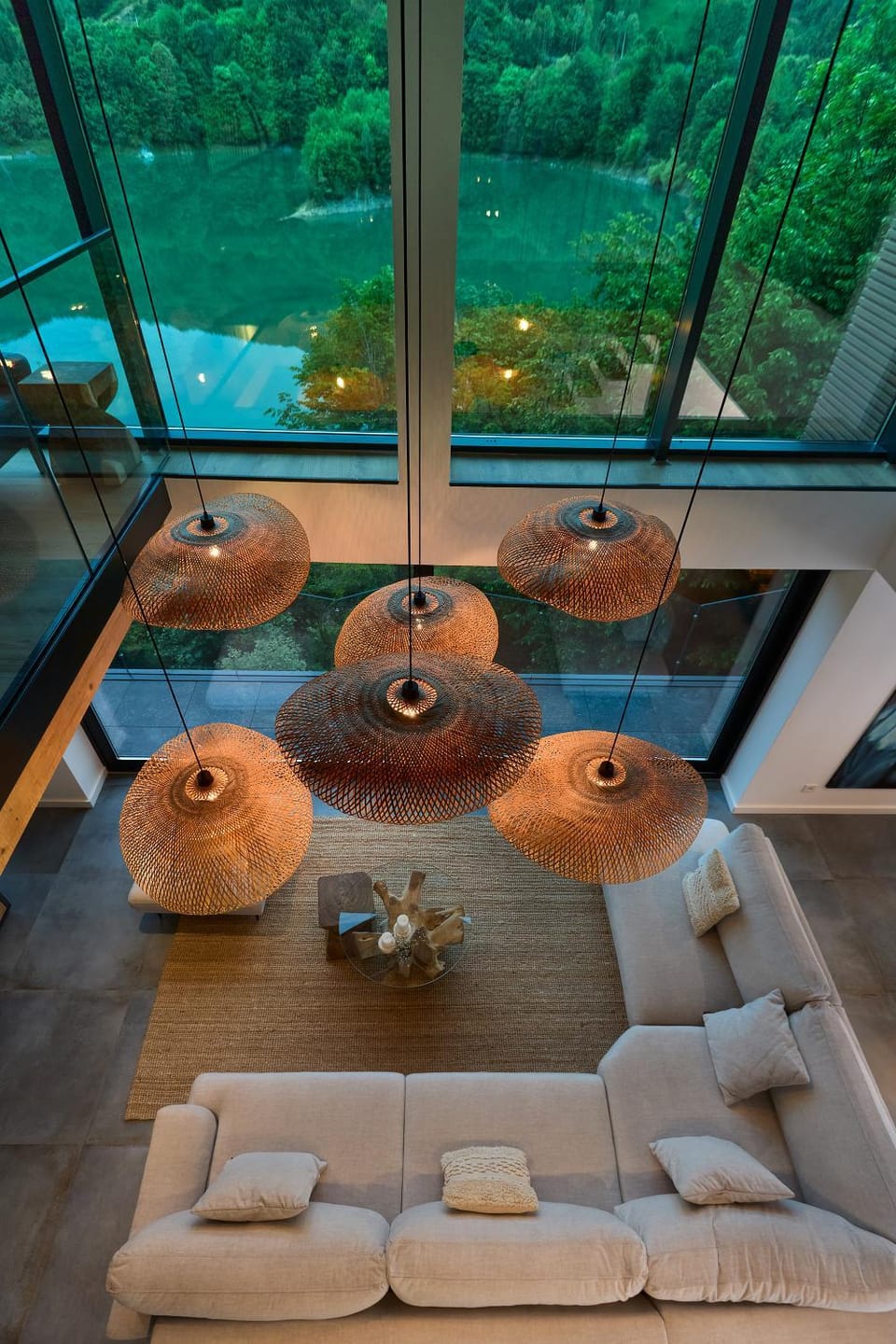 Natural landscape, View (from property/room), Living room, Seating area