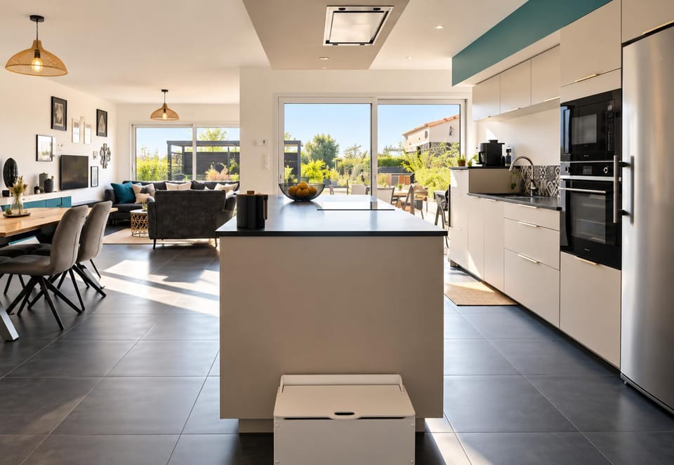 Grande maison avec piscine, proche océan, Les Sables, 6 personnes House in Olonne-sur-Mer