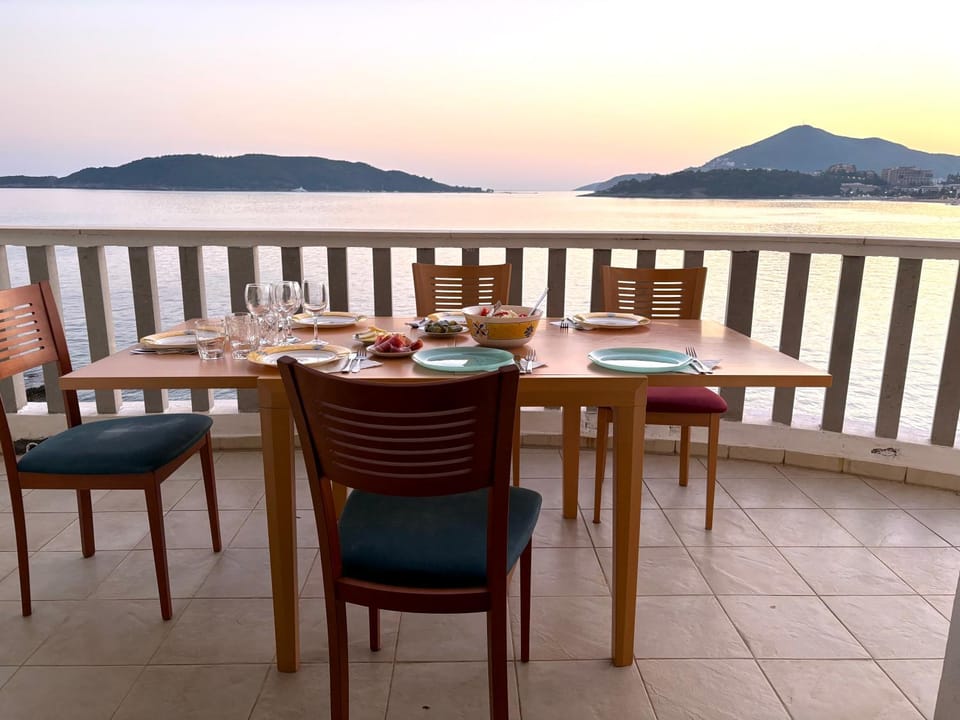 View (from property/room), Balcony/Terrace, Sea view