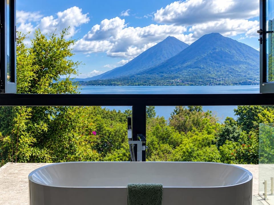 Nearby landmark, Natural landscape, View (from property/room), Lake view