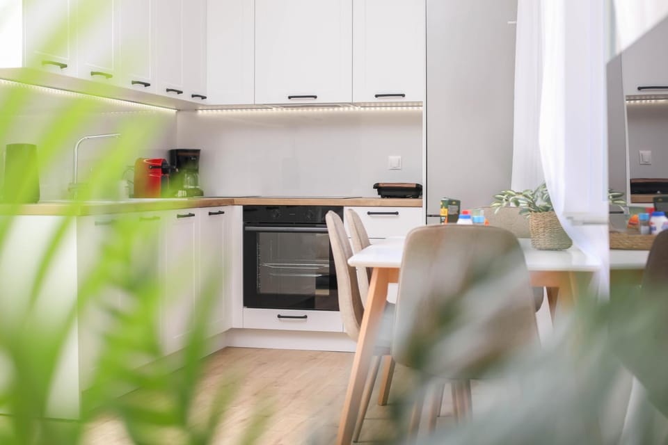 Kitchen or kitchenette, Dining area, stove