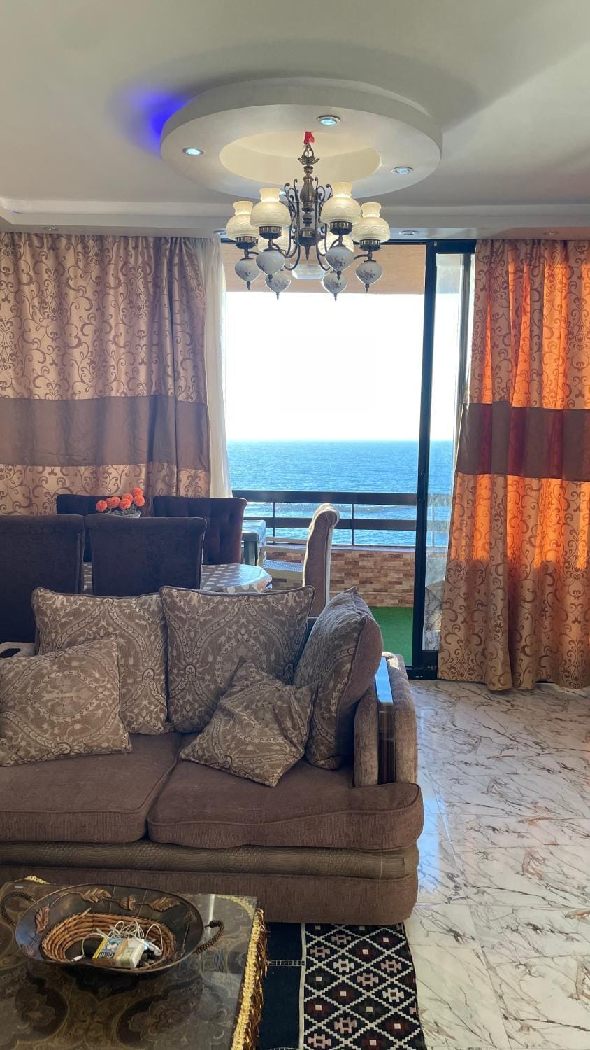 Natural landscape, Living room, Sea view