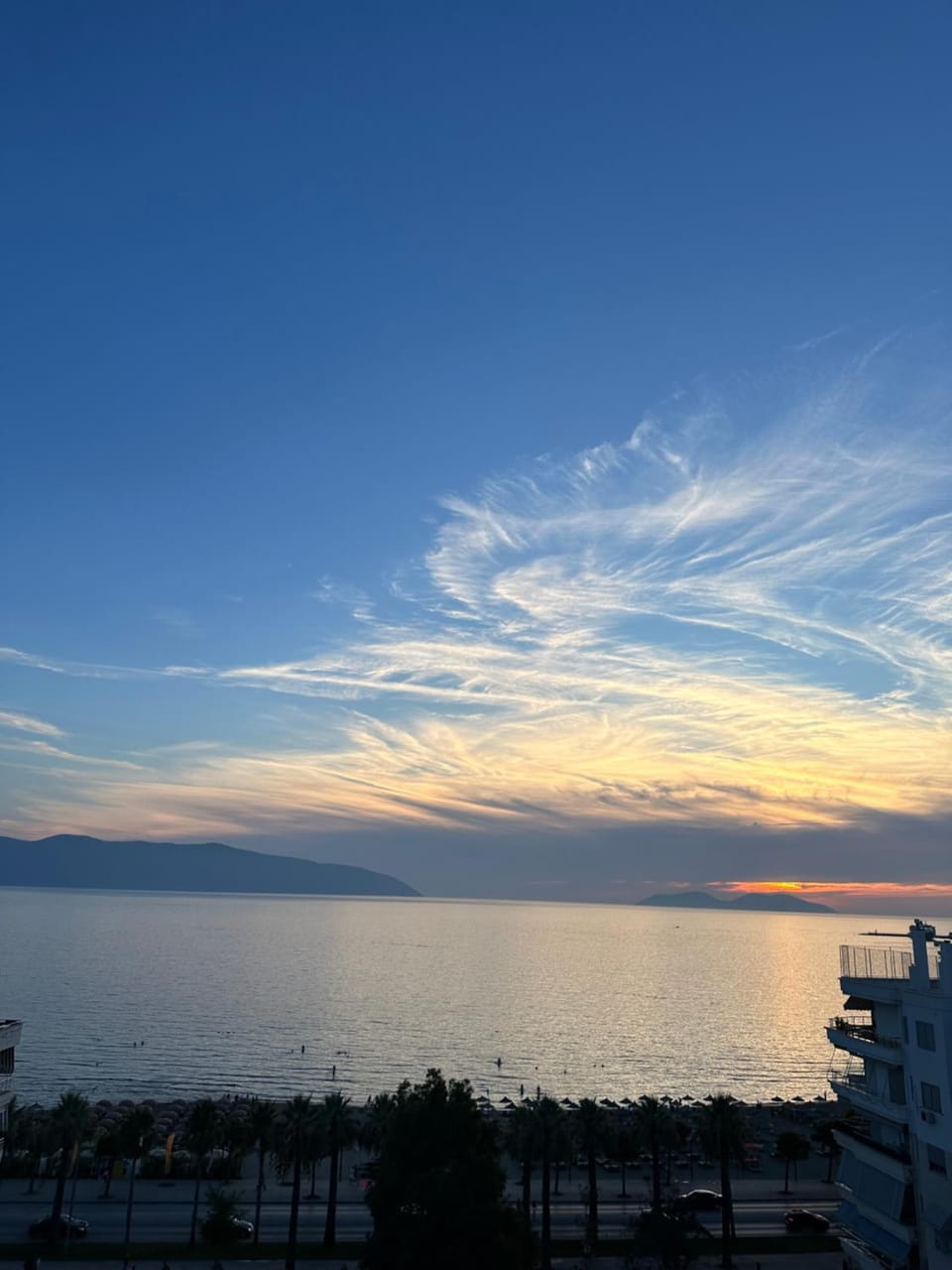 Sea view, Sunset