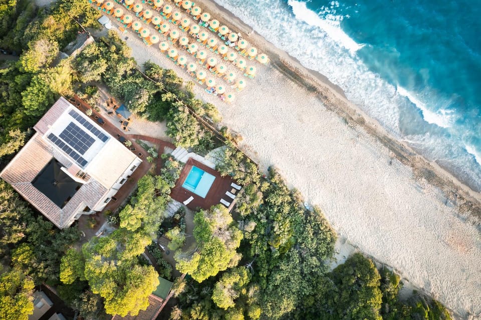 Natural landscape, Bird's eye view, Beach, Beach, Location, Sunrise, Sunset