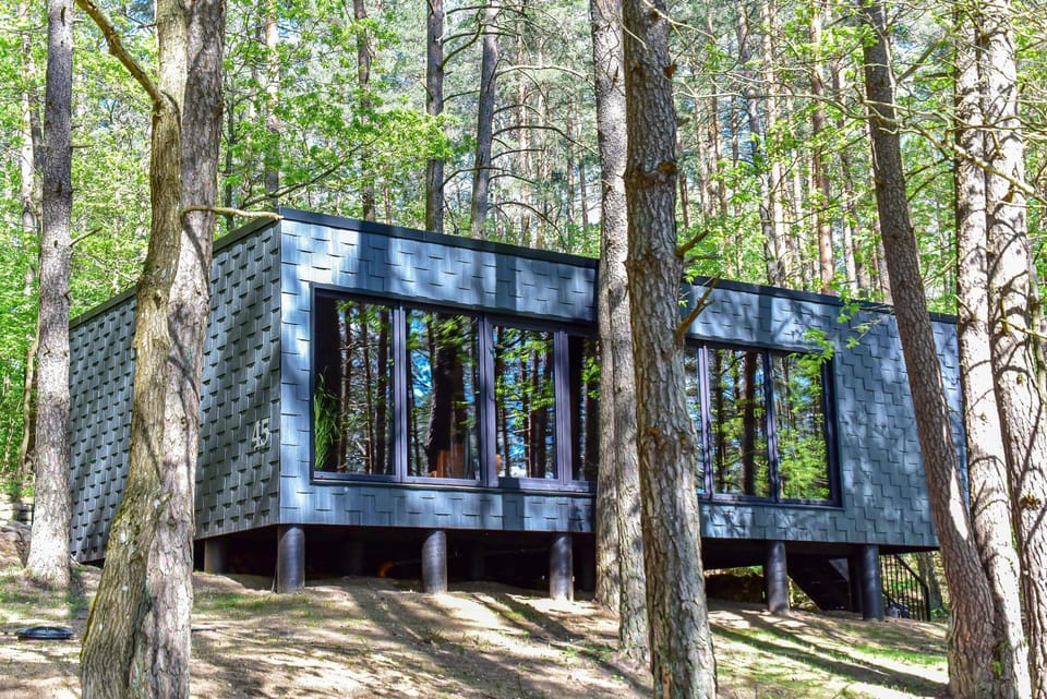 Premium Forest Bungalow With Hot Tub & Sauna House in Vilnius County, Lithuania