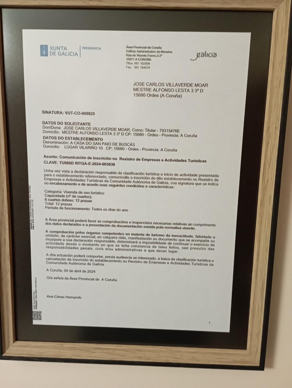 Property building, Certificate/Award