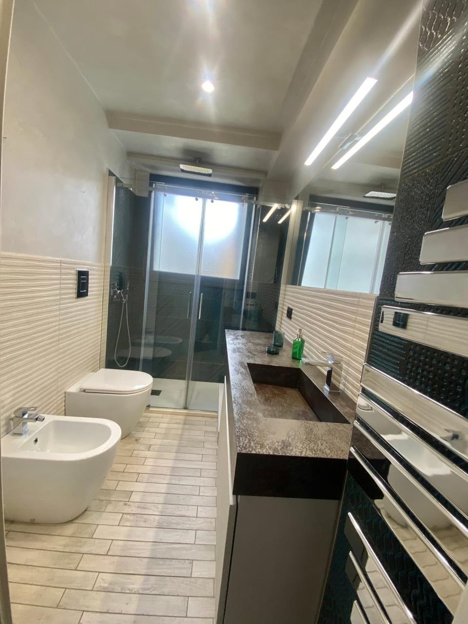 Shower, Toilet, Bathroom, hair dryier