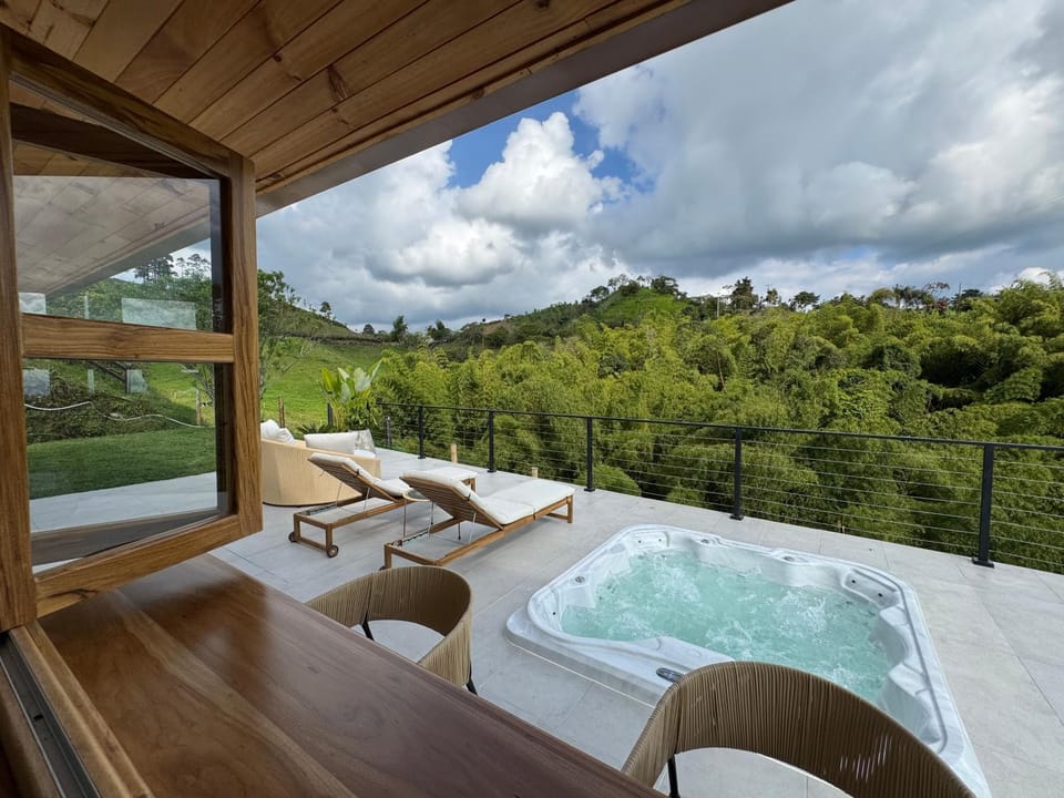 Patio, Natural landscape, View (from property/room), Balcony/Terrace, Swimming pool