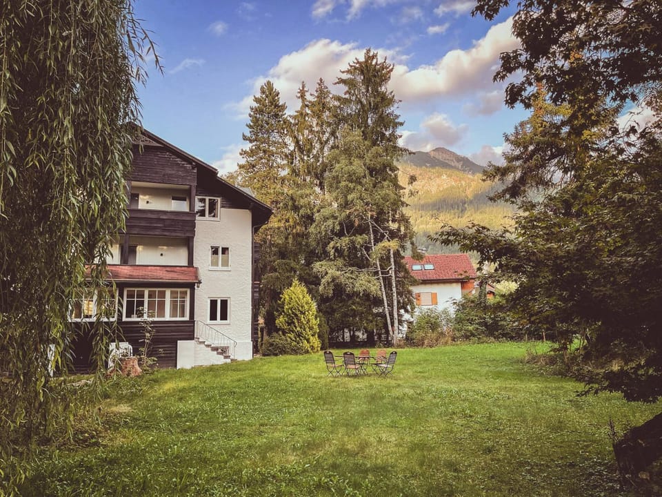 Property building, Garden view