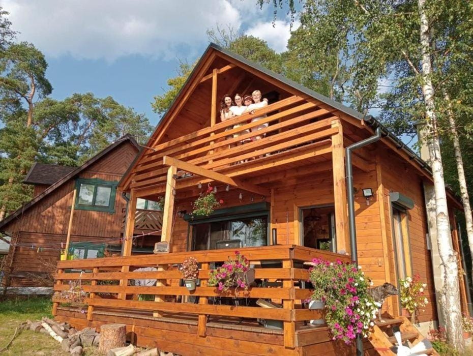 Nowy dom całoroczny KaraBella nad jeziorem wielkie parteczyny House in Poland