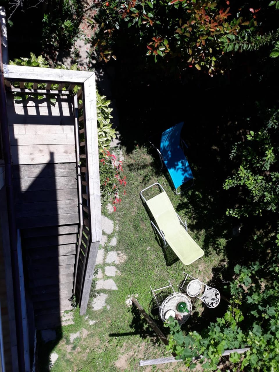 Spring, Garden view, sunbed