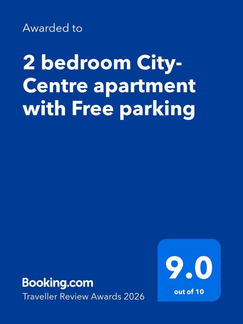 2 bedroom City-Centre apartment with Free parking Apartment in Belfast