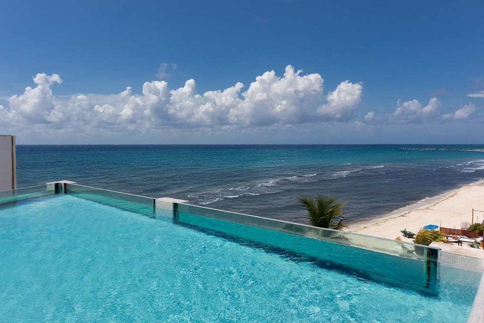 Pool view, Sea view, Swimming pool