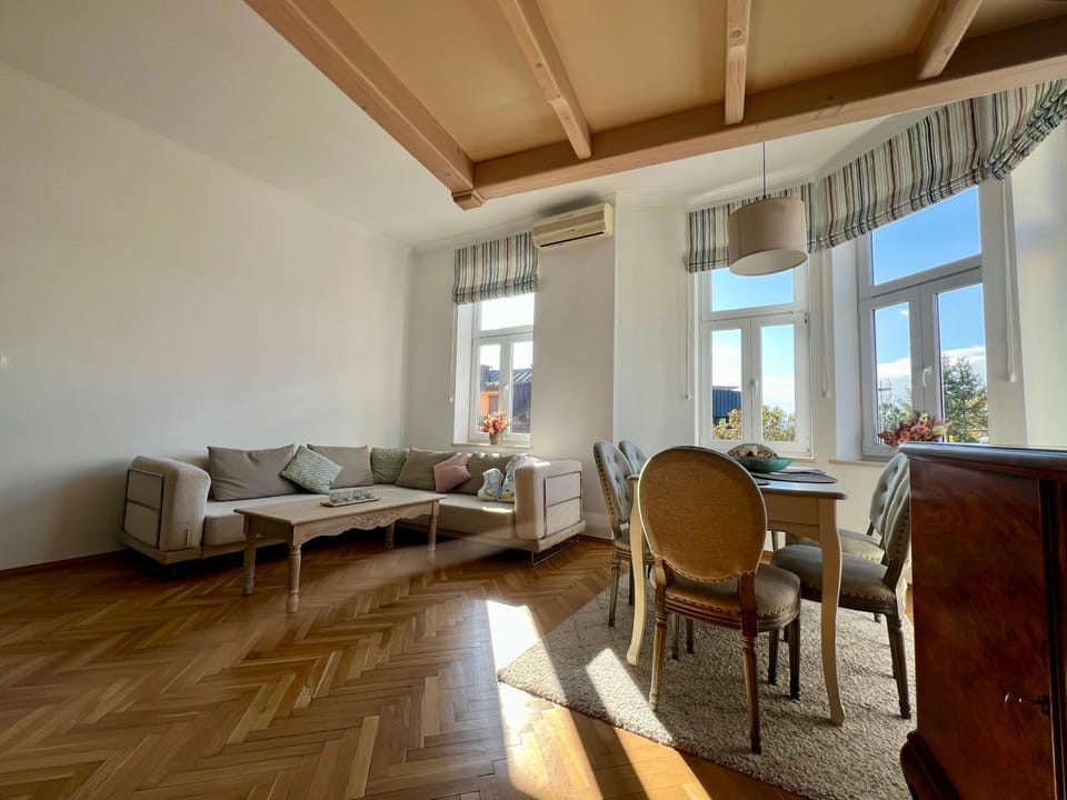 Living room, Seating area, Dining area, fireplace, air conditioner