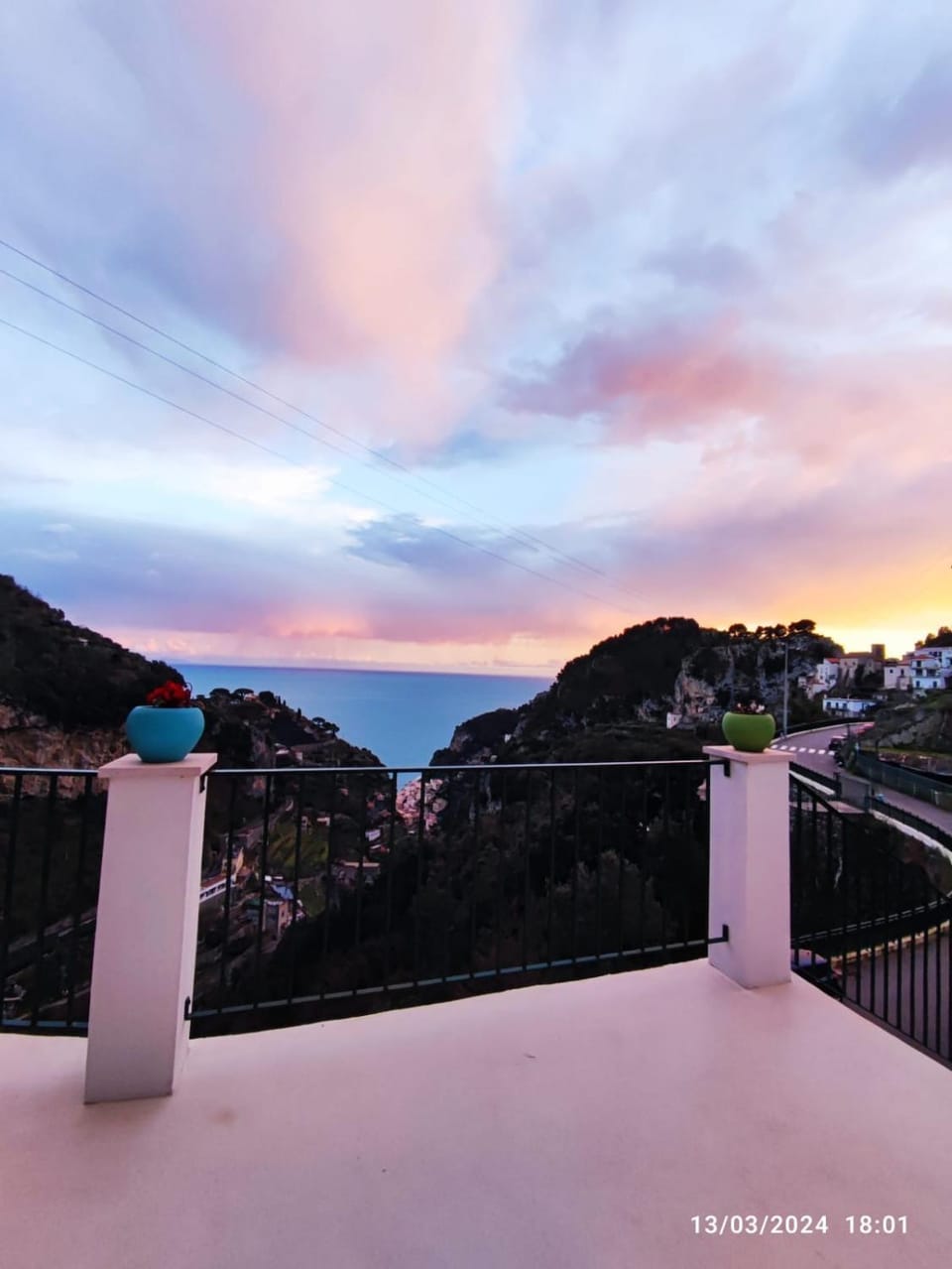 Nearby landmark, Day, Natural landscape, View (from property/room), Balcony/Terrace, Mountain view, Sea view, Sunrise, Sunset