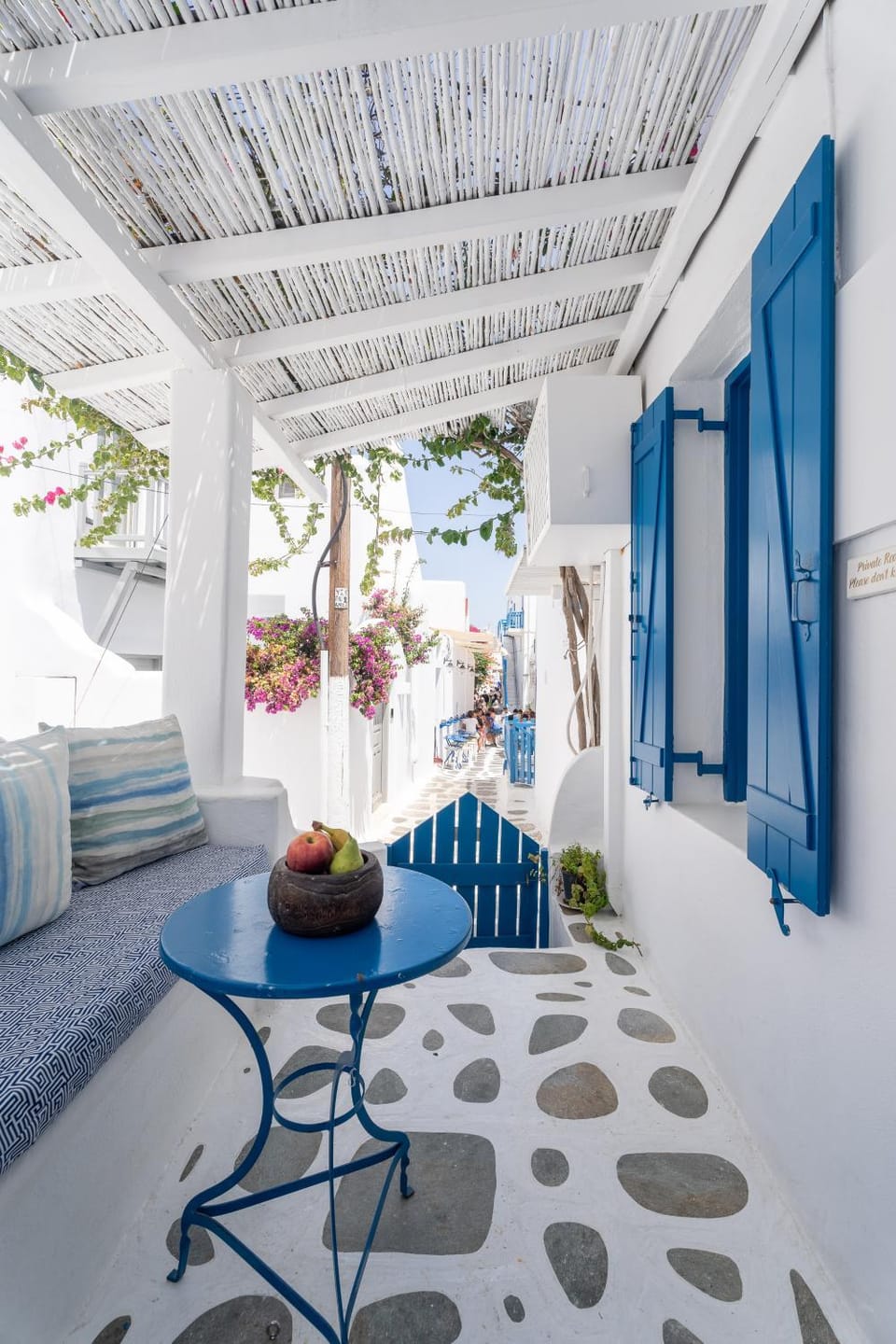 Property building, Patio
