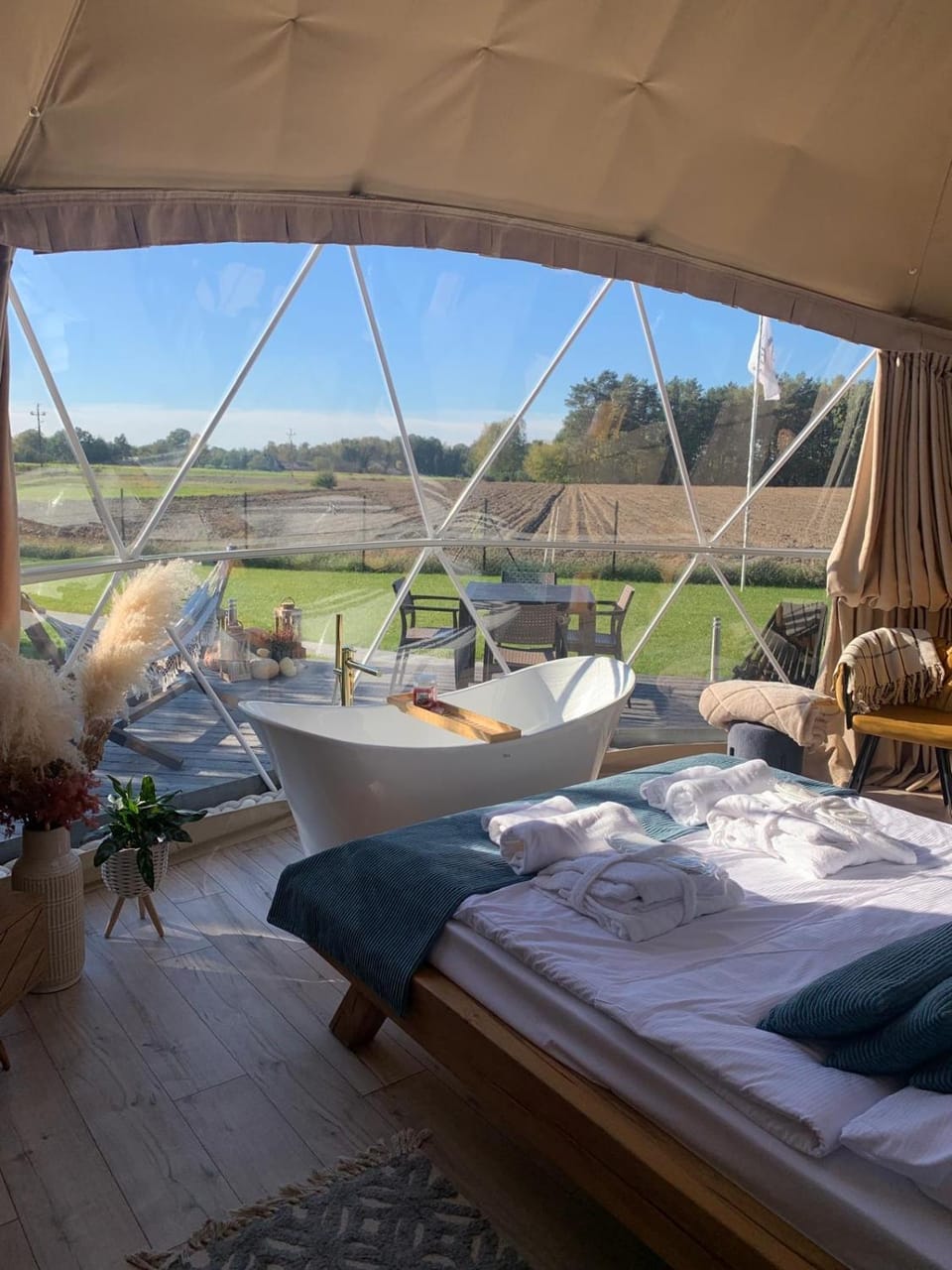 IdyllaGlamp- Glamping Boho Luxury tent in Masovian Voivodeship