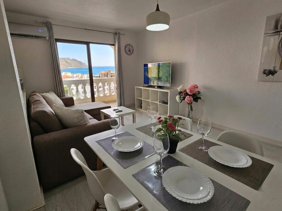 Living room, Seating area, Sea view