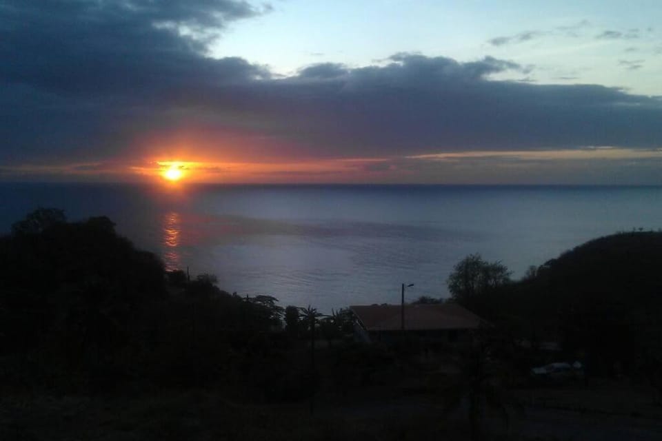 Natural landscape, Sea view, Sunset