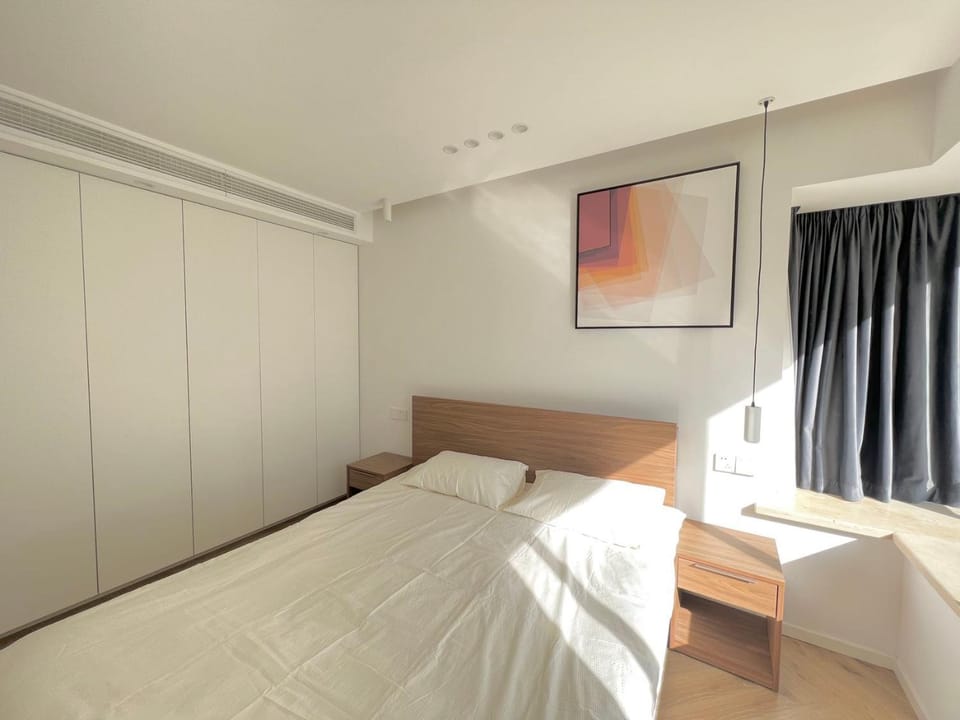 Bed, Photo of the whole room, Bedroom, wardrobe