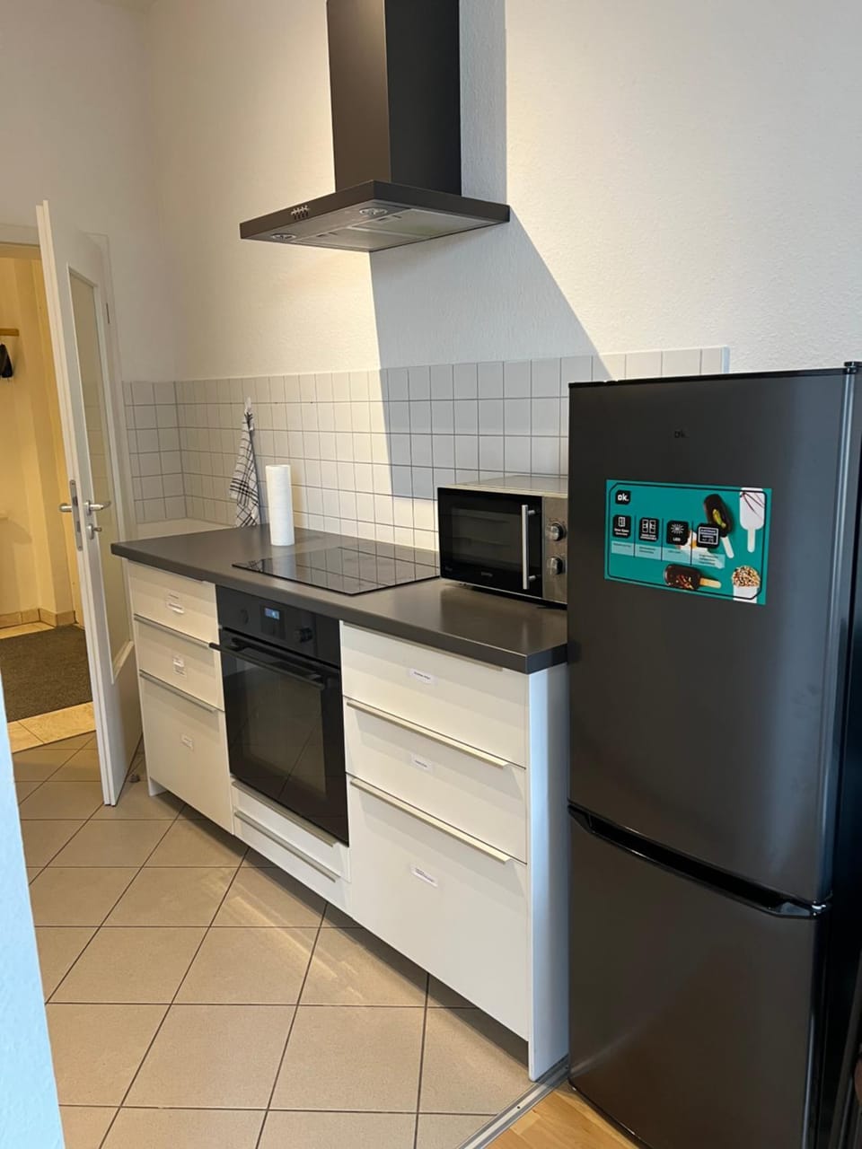 Kitchen or kitchenette, oven, stove