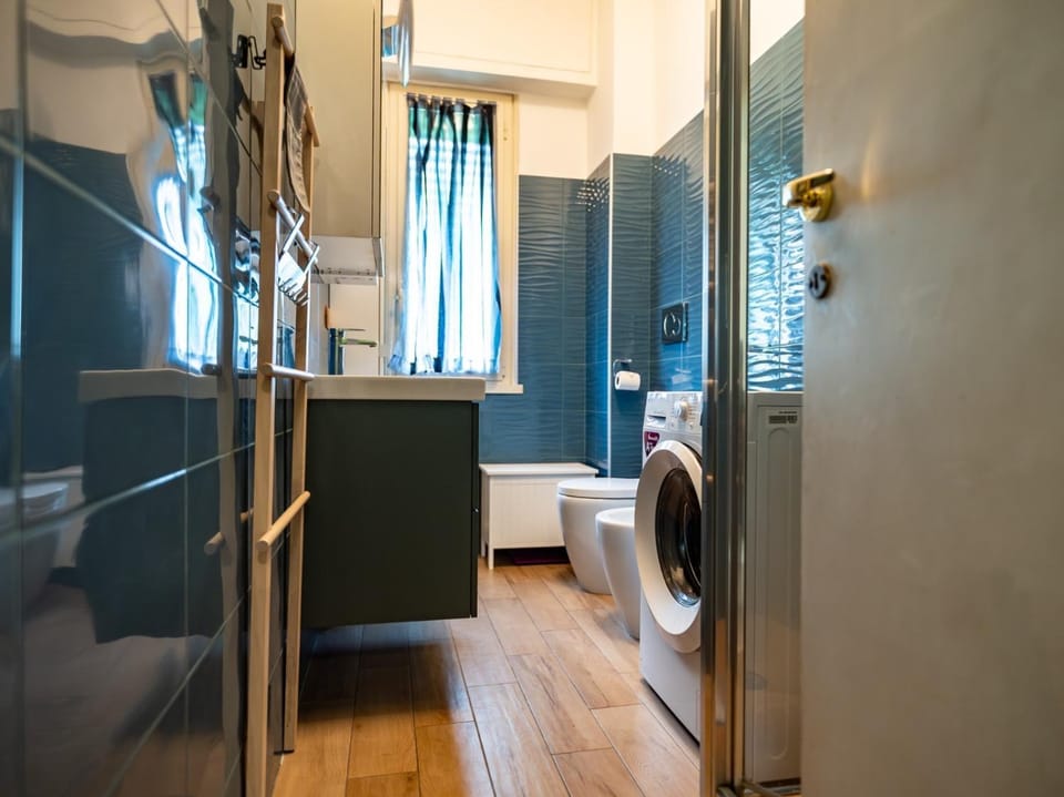 Toilet, Bathroom, washing machine