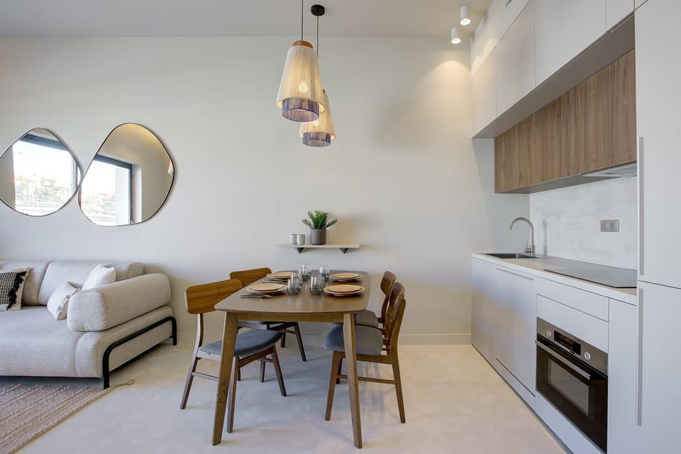 Kitchen or kitchenette, Living room, Seating area, Dining area, pet friendly, stove