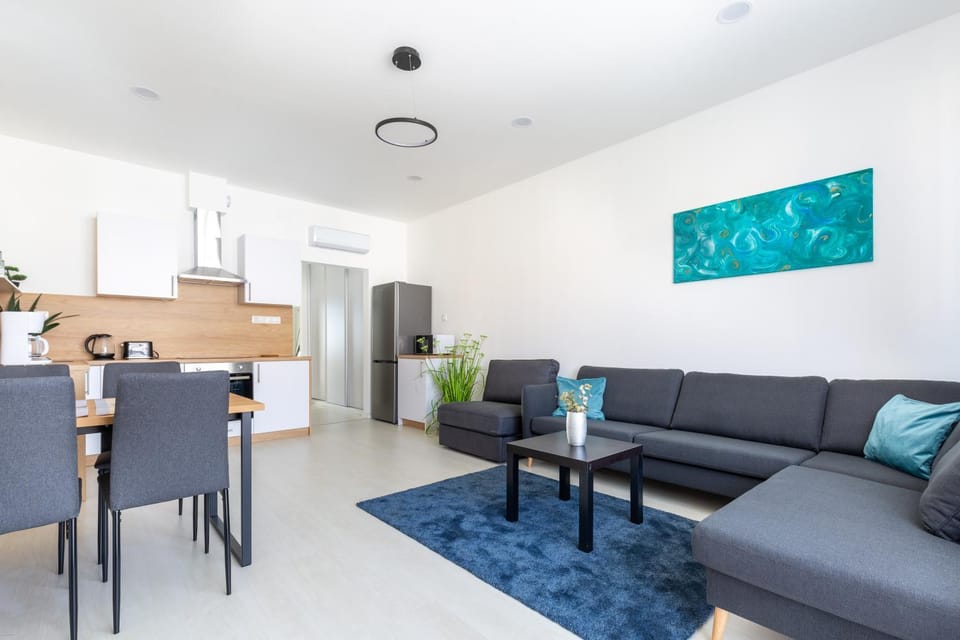 Kitchen or kitchenette, Living room, Dining area