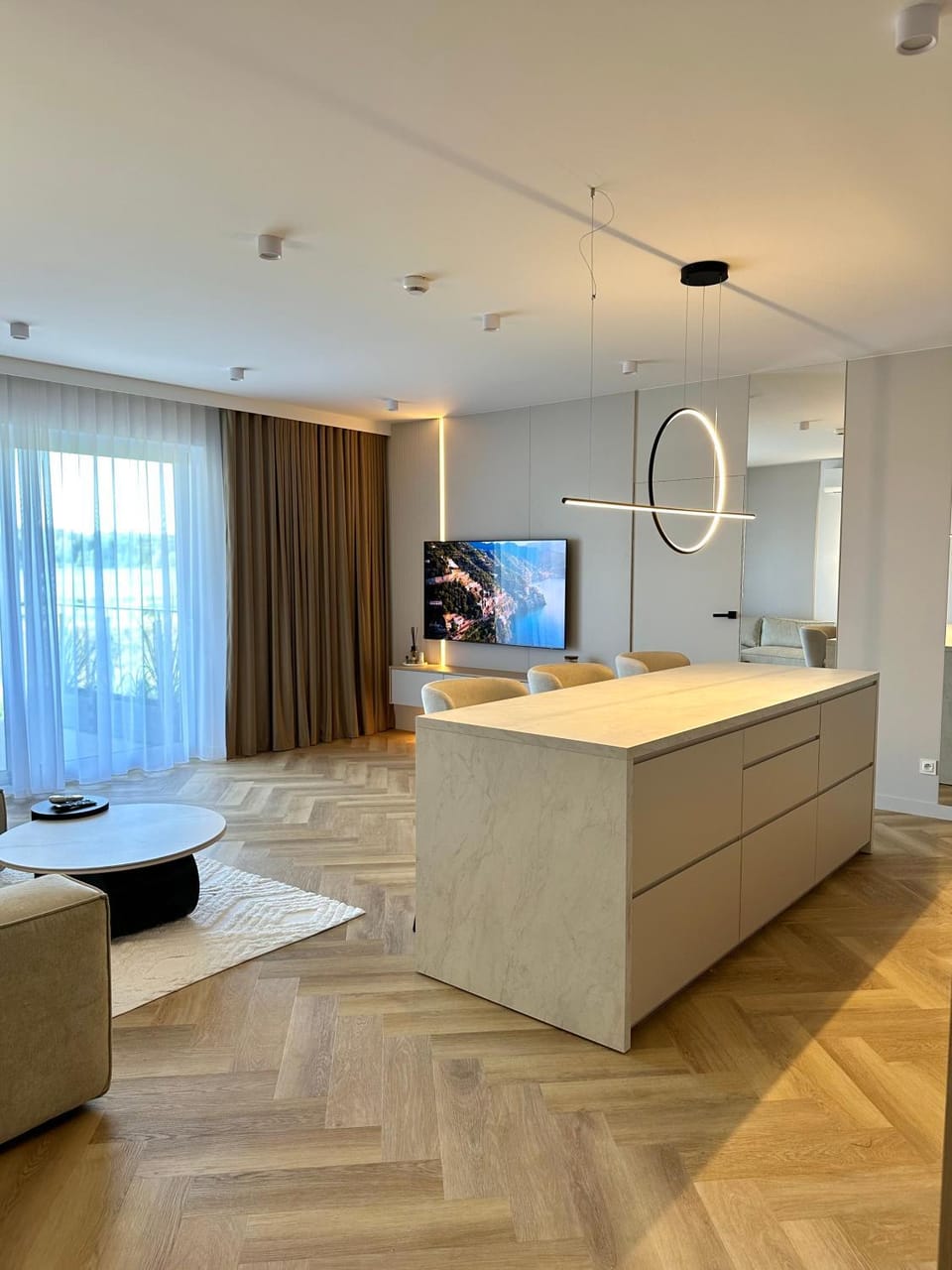 MG52 Luksusowy apartament z basenem i widokiem na Zalew Zegrzyński Apartment in Masovian Voivodeship