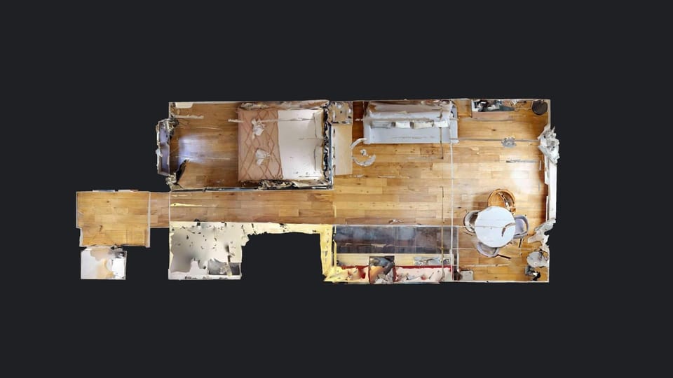 Kitchen or kitchenette, Floor plan