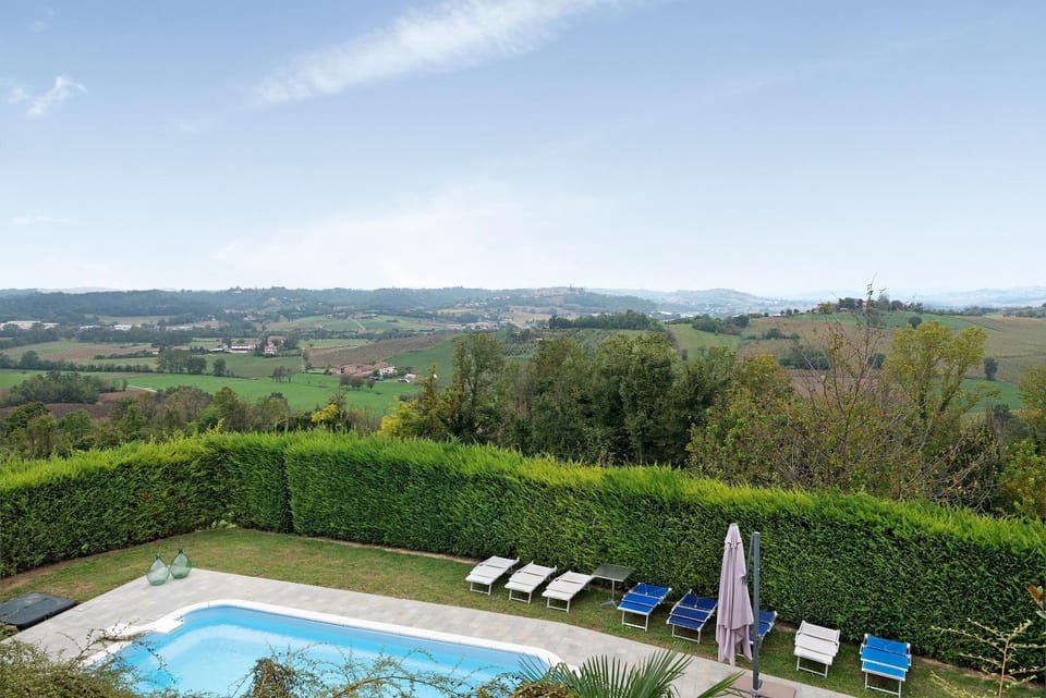 Property building, Living room, Swimming pool