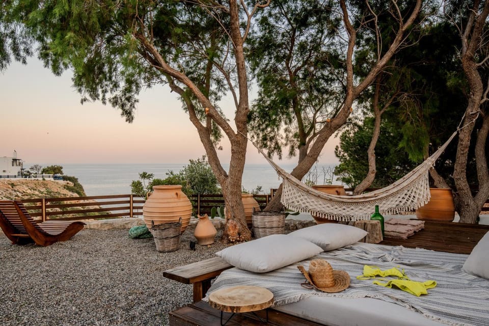 Patio, Sea view, sunbed