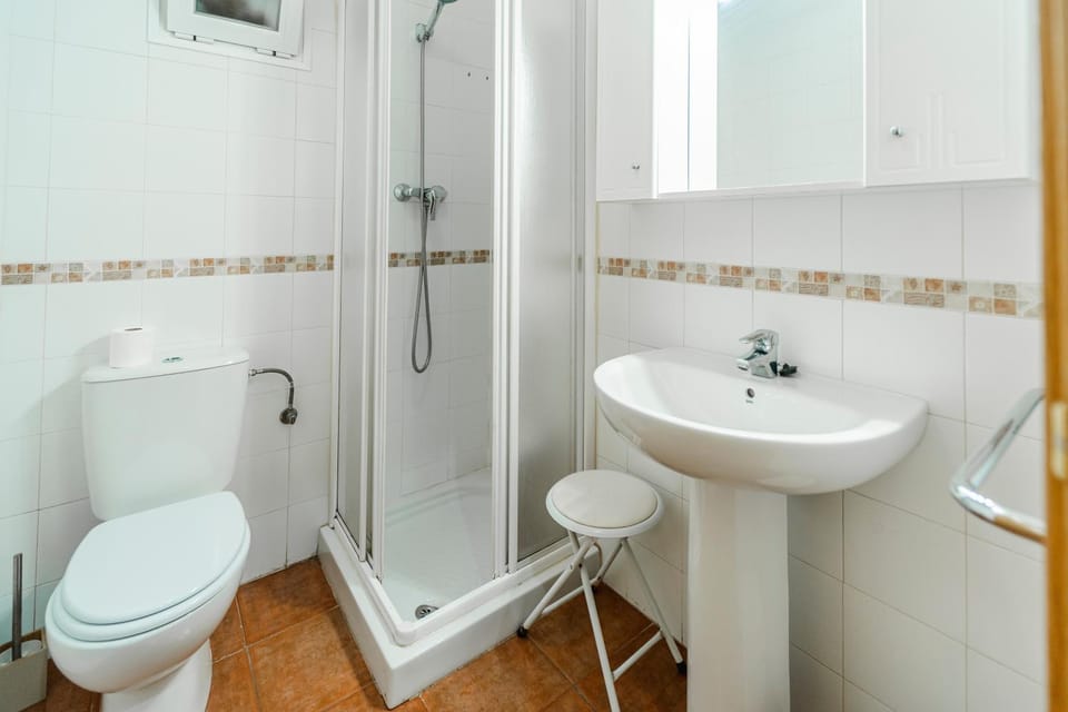Bathroom, Living room