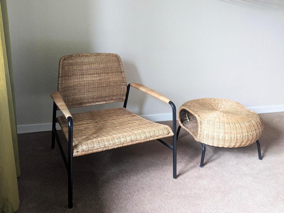 Seating area, Bedroom