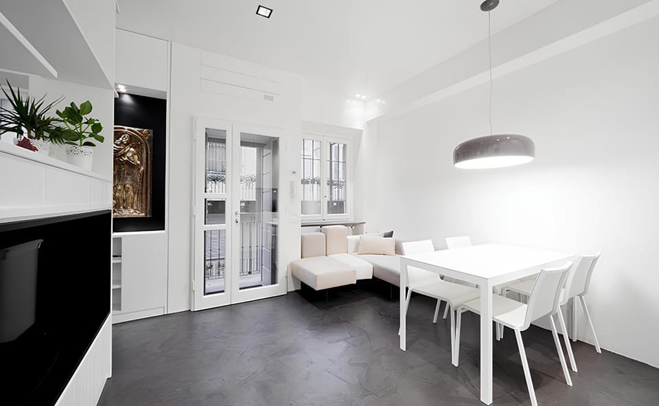 Living room, Seating area, Dining area