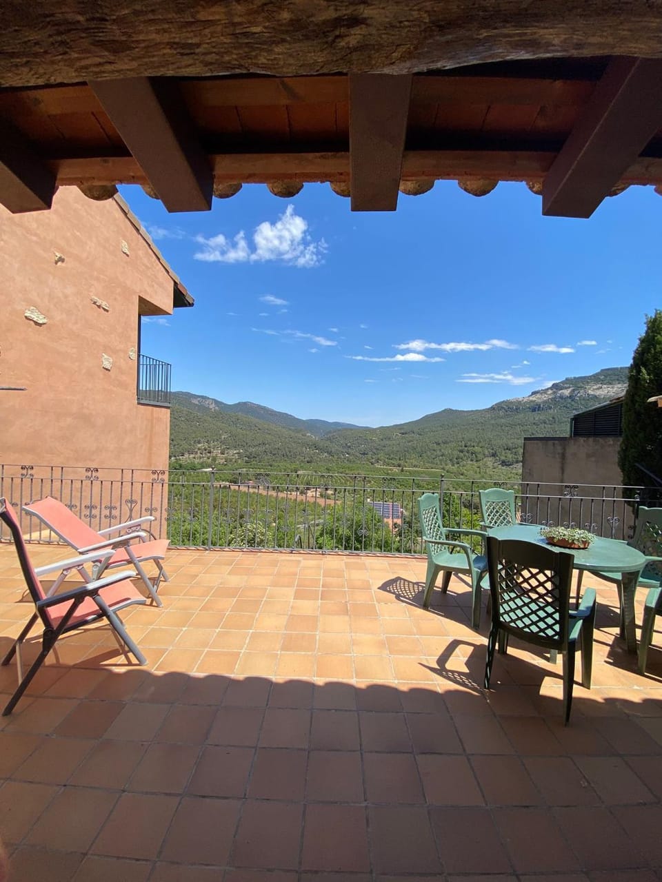 Natural landscape, Solarium, View (from property/room), Balcony/Terrace, Balcony/Terrace, Dining area, Mountain view, Open Air Bath