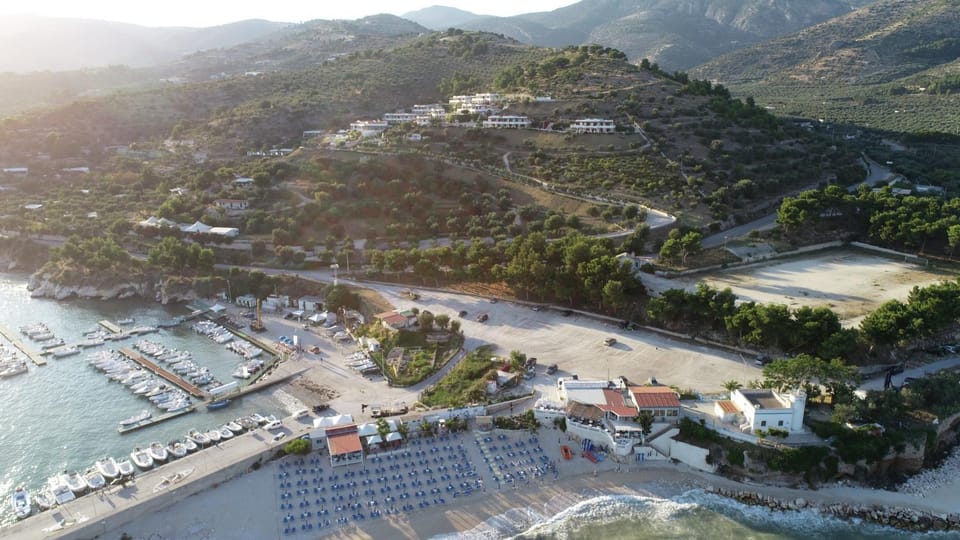 Bird's eye view, Summer, View (from property/room), On site, Landmark view, Sea view, Sunset
