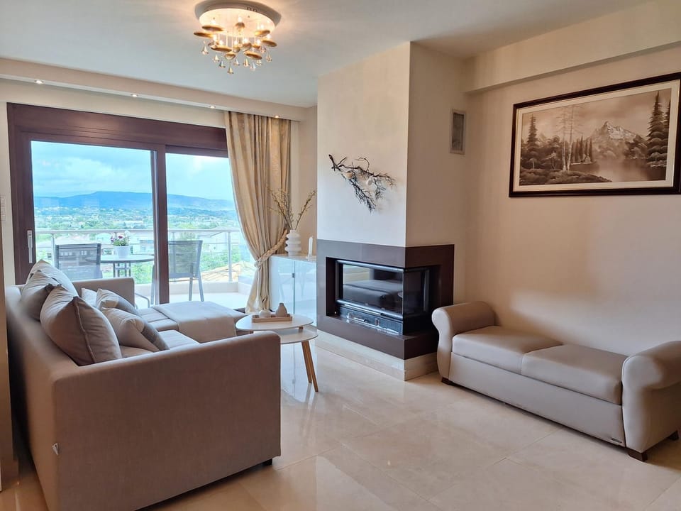 Natural landscape, Living room, Seating area, flat iron