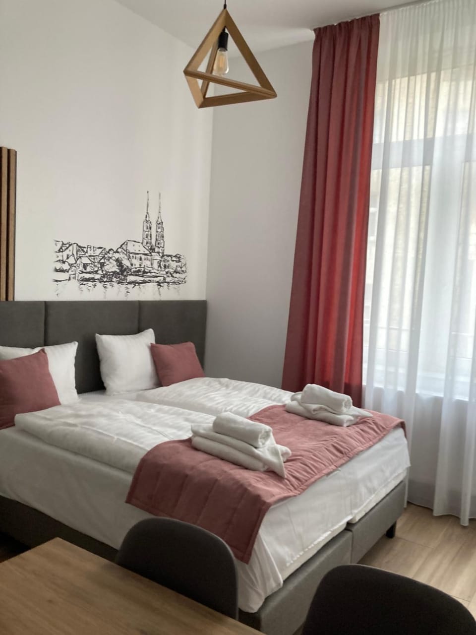 Bed, Coffee/tea facilities, Photo of the whole room, Bedroom, Location, dishwasher, internet, microwave, toaster, towels, dryer, kitchen, air conditioner