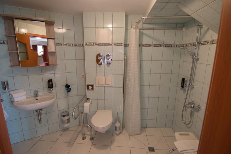 Shower, Toilet, Bathroom, towels