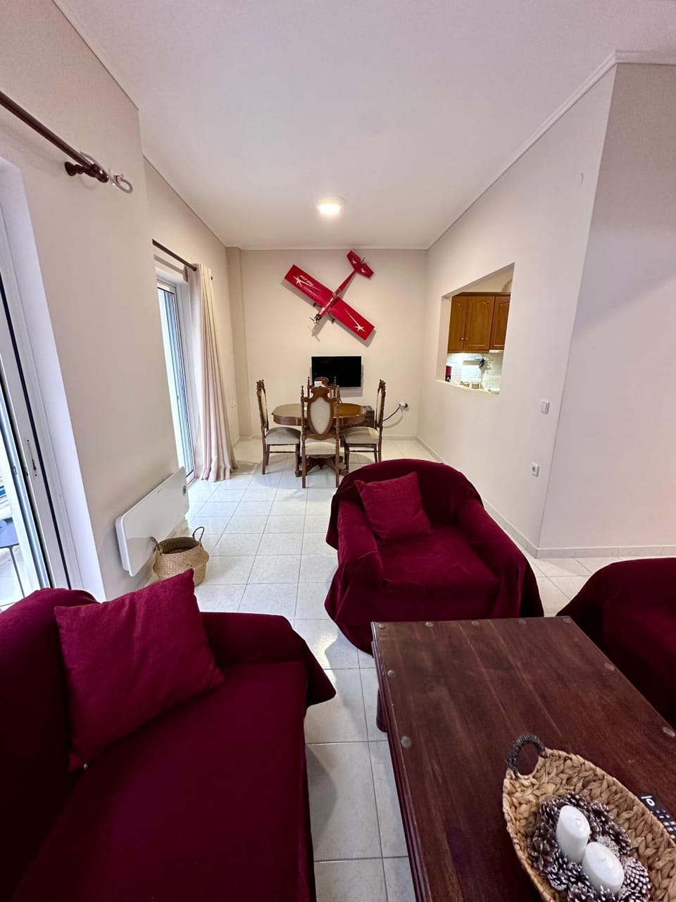 Living room, Seating area, Dining area
