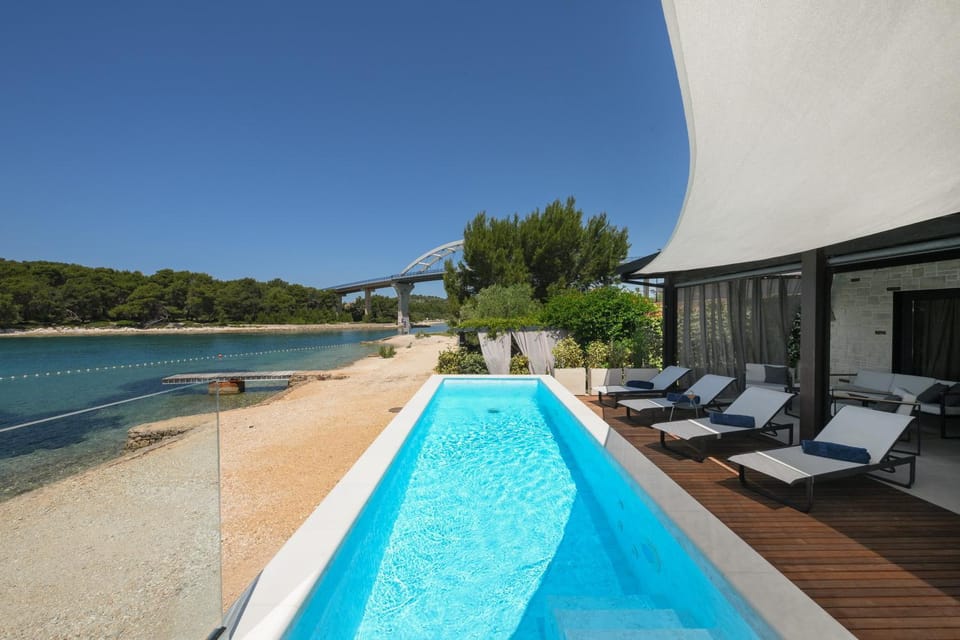 Luxury Feel Good House by the Sea with the Pool Villa in Šibenik-Knin County, Croatia