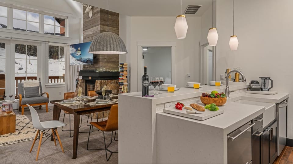 Dining area, dishwasher, furniture, kitchen